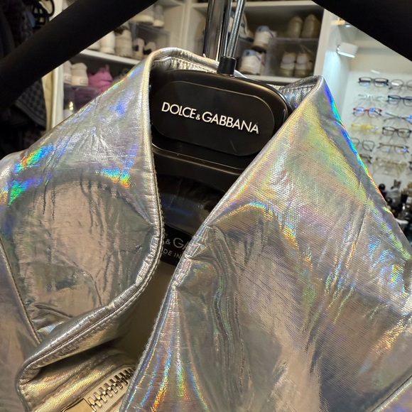 Dolce & Gabana Holographic Silver Jacket - size XL - used once - Picture 4 of 11